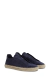 Zegna Triple Stitch Espadrilles In Blue