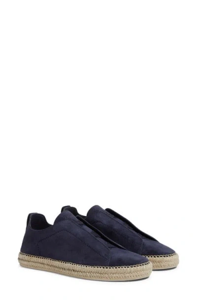 ZEGNA ZEGNA TRIPLE STITCH™ ESPADRILLE SLIP-ON SNEAKER