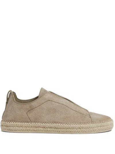 ZEGNA TRIPLE STITCH ESPADRILLES
