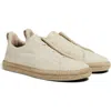 Zegna Triple Stitch Tm Espadrilles Men In Light Beige Solid