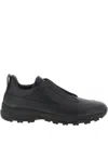 Zegna Triple Stitch™ Monte Leather Sneakers In Black