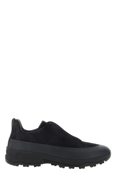 Zegna 'triple Stitch Monte' Sneakers In Blue