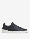 Zegna Triple Stitch Shoes In Black
