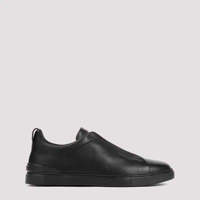 ZEGNA TRIPLE STITCH SNEAKERS