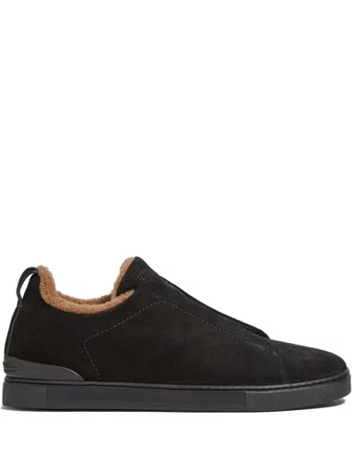 ZEGNA TRIPLE STITCH SNEAKERS