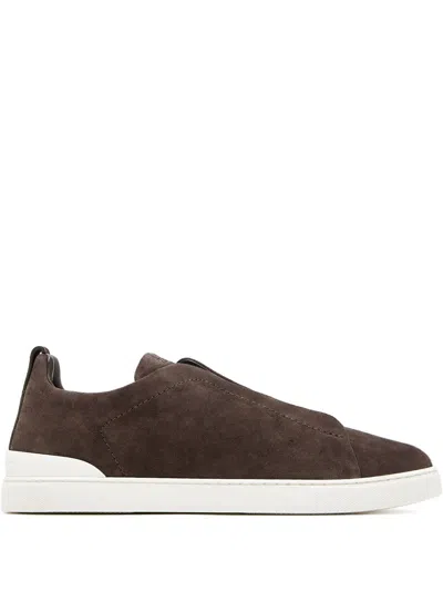 ZEGNA TRIPLE STITCH SNEAKERS