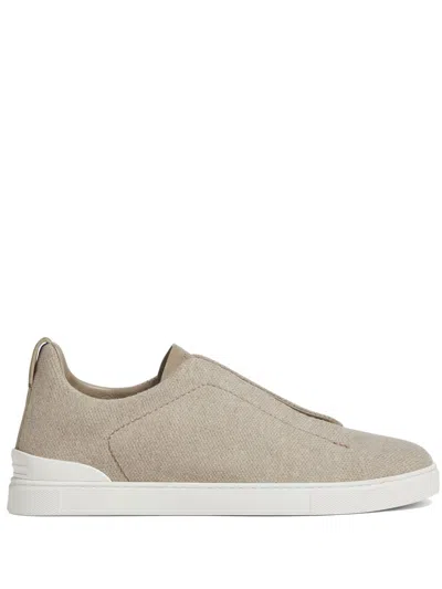 ZEGNA TRIPLE STITCH SNEAKERS