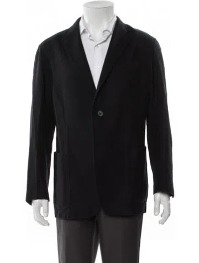 Pre-owned Zegna Trofeo Cashmere Blazer In Black