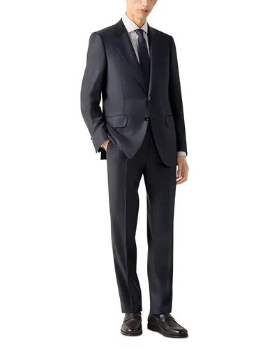 Zegna Trofeo Regular Fit Wool Suit In Black