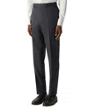 Zegna Dark Grey High Performance Wool Pants In Gray