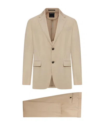 ZEGNA ZEGNA SINGLE BREASTED TAILORED SUIT SET