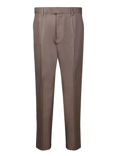 Zegna Trousers In Brown