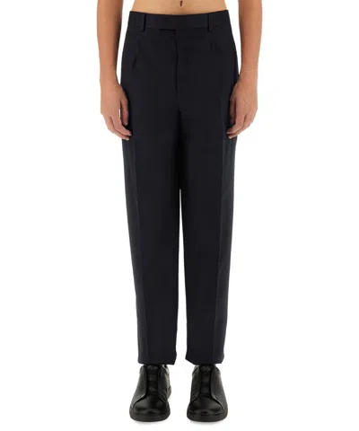 Zegna Straight Leg Pants In Black