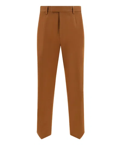 Zegna Trousers In Brown