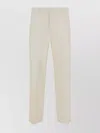 ZEGNA TROUSERS WITH BELT LOOPS WAISTBAND