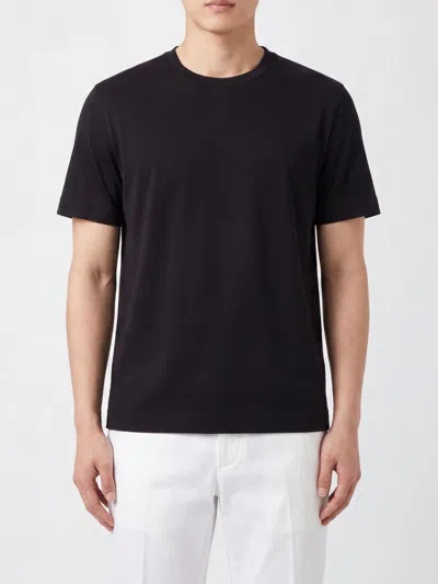 Zegna Cotton T-shirt In Black