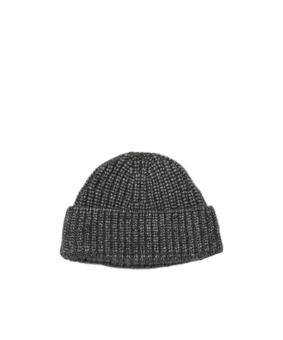 Zegna Turn-up Knit Hat In Black