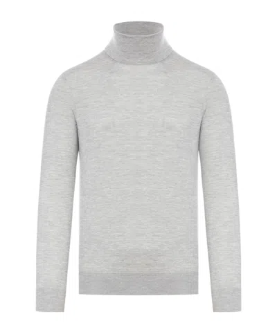Zegna Turtleneck Sweater In White