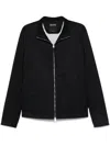 Zegna Windproof Jacket In Blue