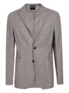 Zegna Lux Tailoring Formal Jacket In Brown