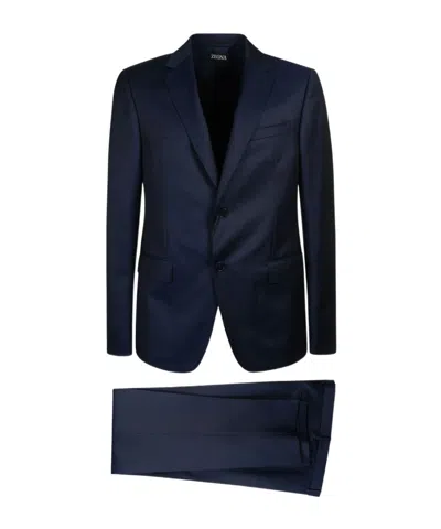 ZEGNA TWO-BUTTON WOOL SINGLE-BREASTED SUIT