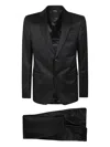 Zegna Two-button Wool Suit In Black