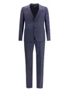 Zegna Two-button Wool Suit In Blue