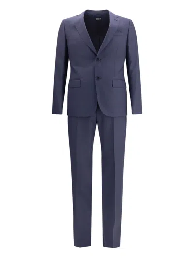 ZEGNA TWO-BUTTON WOOL SUIT