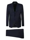 Zegna Two-button Wool Suit In Blue
