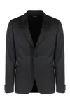 Zegna Single-breasted Tailored Suit In Black