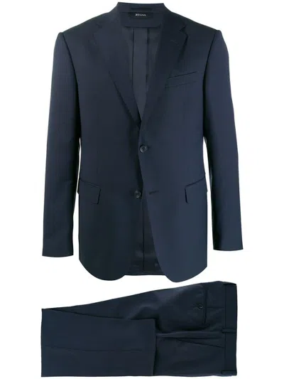 Zegna Two-piece Suit In Blue