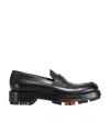Zegna Udine Lug-sole Loafers In Black