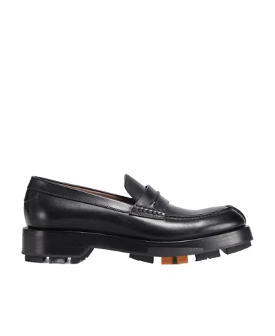 Zegna Udine Lug-sole Loafers In Black