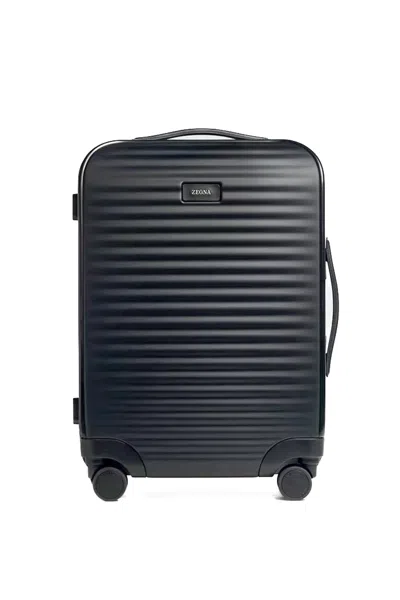 Zegna Ultra-lightweight Trolley In Blue
