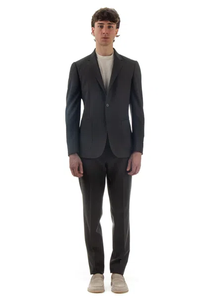 Zegna Unlined Suit In Techmerino Fabric - P23 In Gray