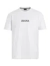 Zegna Tailored Jersey T-shirt With Minimalist Design And Logo