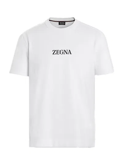 ZEGNA ZEGNA #USE THE EXISTING™ COTTON T-SHIRT WHITE