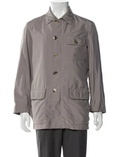 Pre-owned Zegna Utility Jacket In Neutral