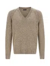 Zegna Cashmere Sweater Sweaters And Cardigans Beige