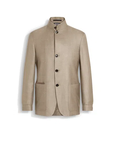 ZEGNA VESTE IL CONTE EN CACHEMIRE, SOIE ET LIN