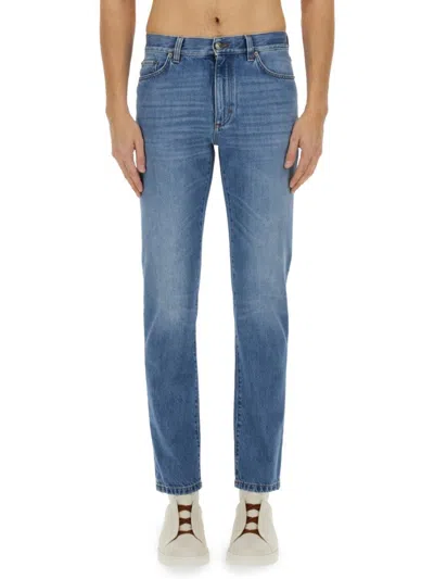 Zegna Vintage House" Jeans In Blue