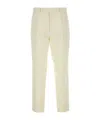 Zegna Wool Chino Pants Featuring Pockets In Nude