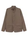 Zegna Water-repellent Jacket In Brown