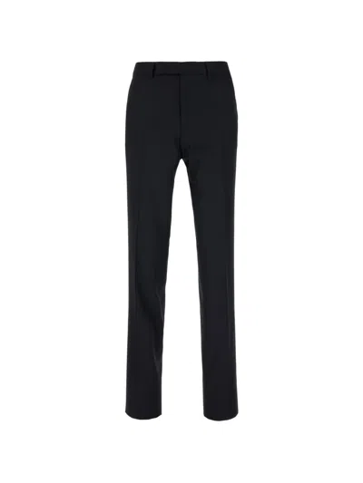 Zegna Welt-pocket Trousers In Black
