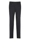 Zegna Welt-pockets Wool Trousers In Blue