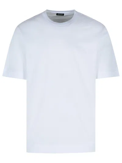 Zegna White Cotton T-shirt Men