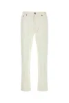 Zegna White Rinse-washed Stretch Cotton Roccia Jeans In White