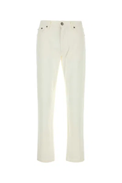 ZEGNA WHITE DENIM JEANS