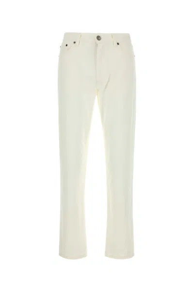 ZEGNA WHITE DENIM JEANS