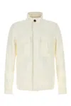 Zegna White Linen Oasi Jacket